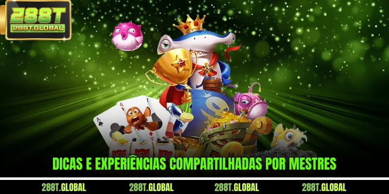 Dicas e experiências compartilhadas por mestres