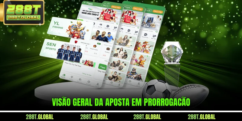 Visão geral da aposta em prorrogação